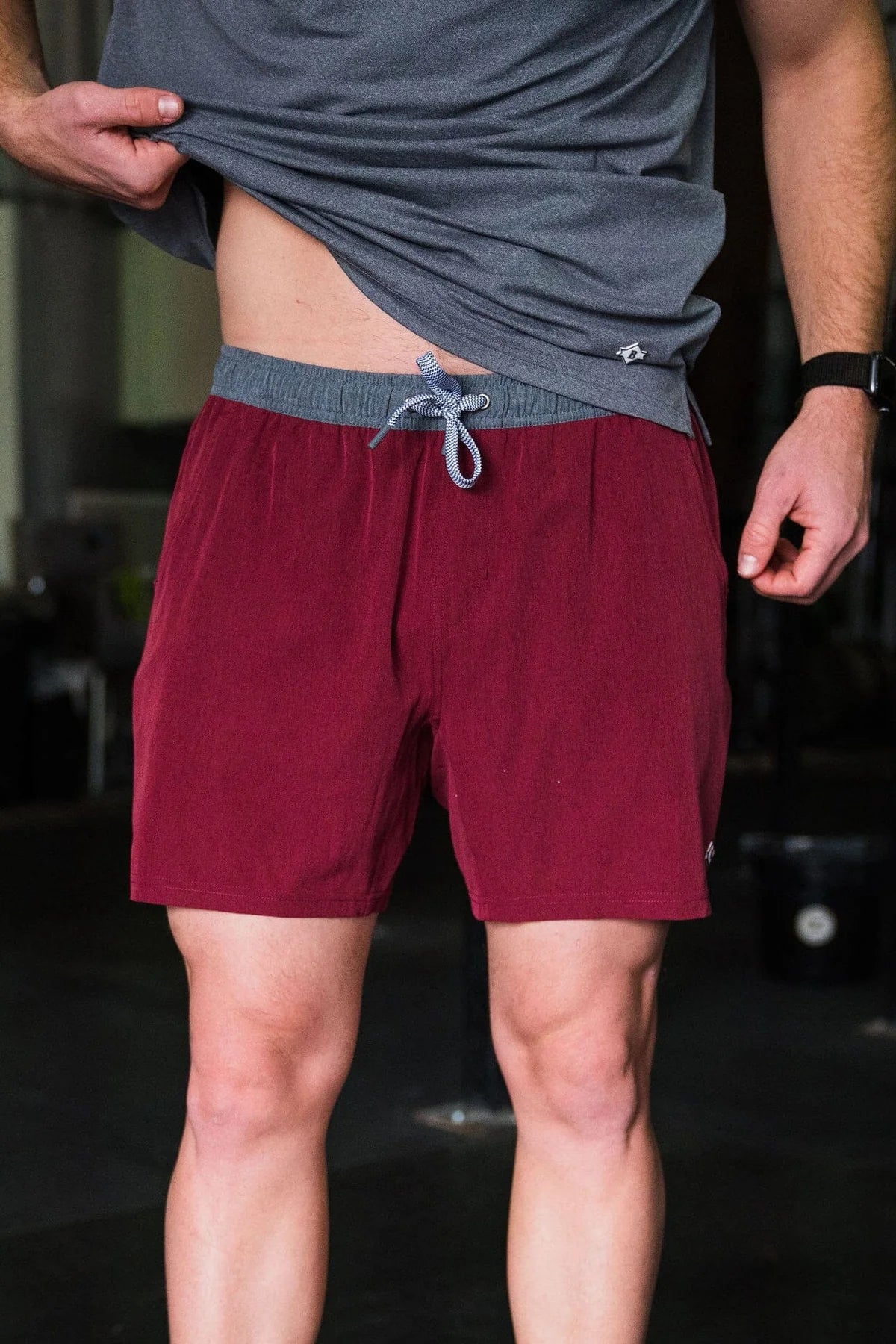 Athletic Short - Maroon