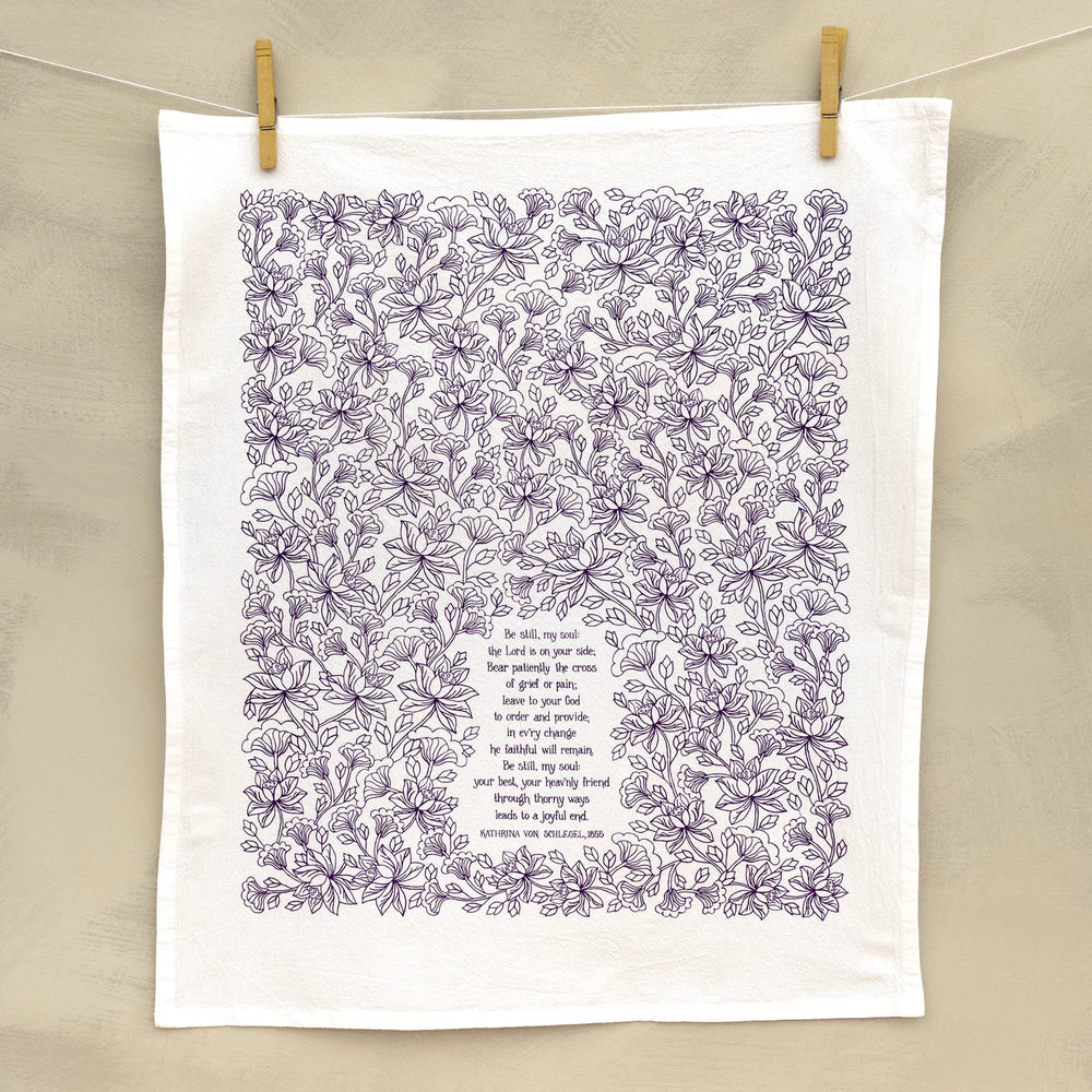 Be Still my Soul Hymn Tea Towel