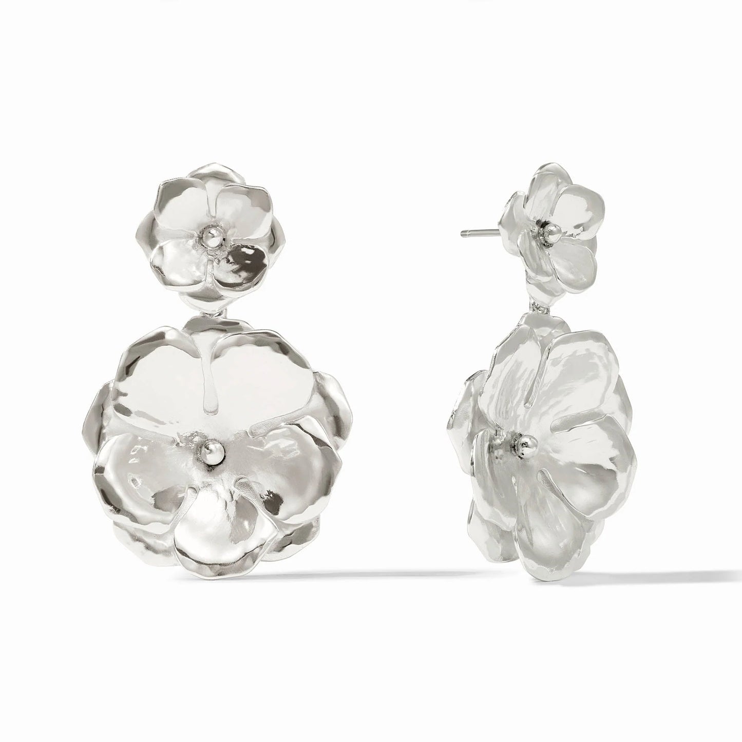 Bloom Statement Earring - Silver