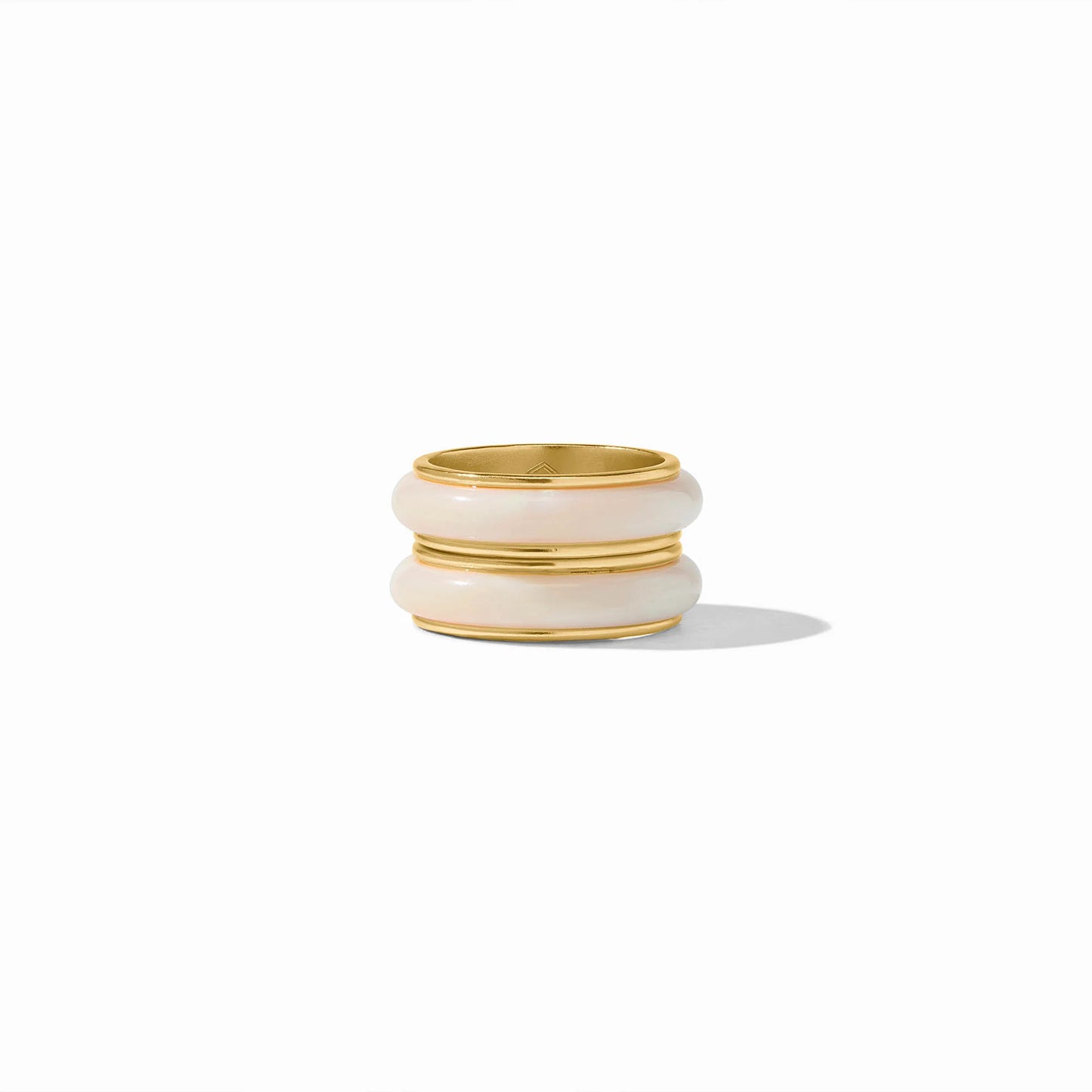 Carnaby Duet Ring - Colette - Alabaster