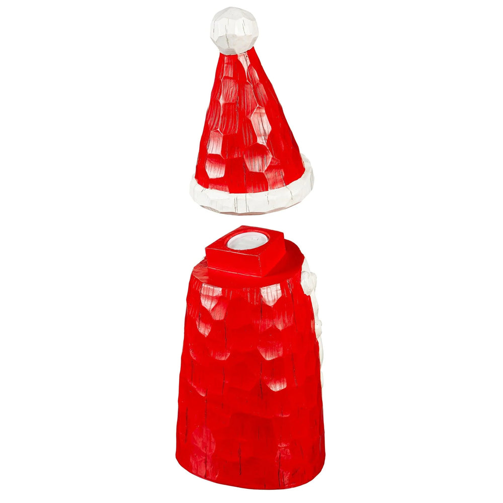 
                  
                    Christmas Vacation Garden Statue LED Resin Statue Santa with Hat
                  
                