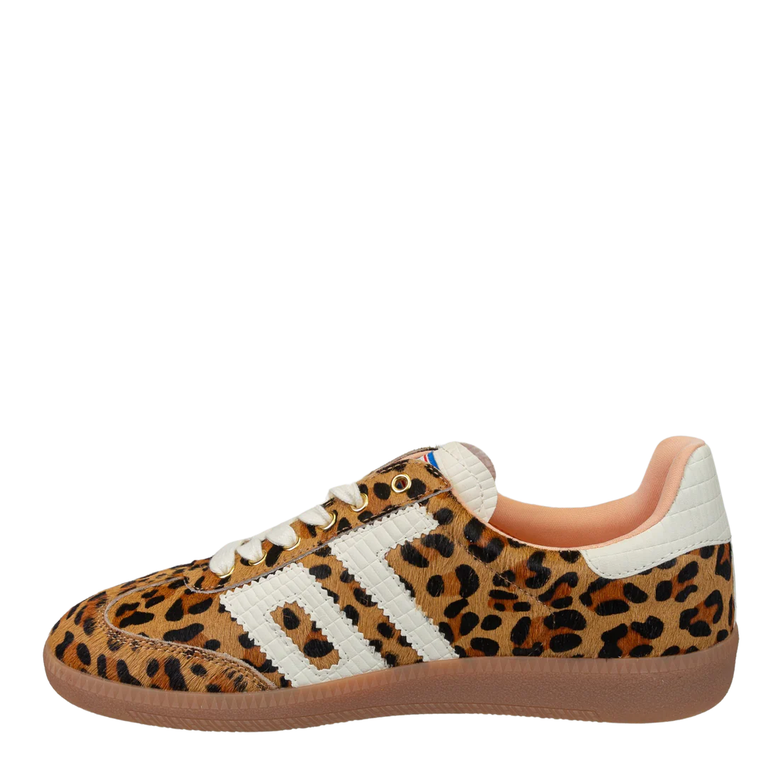 Back 70 Cloud Leopard Camel White Sneaker