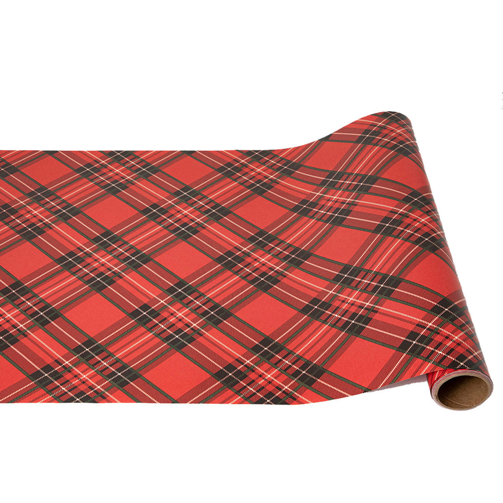 Red Plaid Table Runner