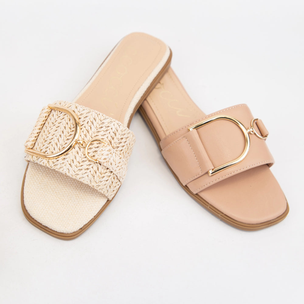 
                  
                    Tina Raffia Sandal
                  
                