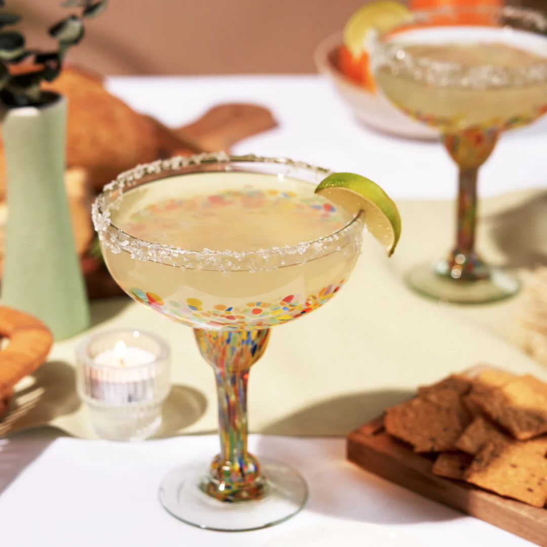 Artistico Recycled Margarita Glass Set