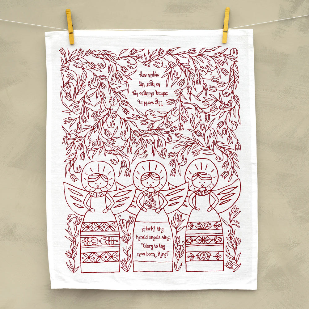 
                  
                    Hark! The Herald Angels Sing Advent Christmas Tea Towel
                  
                