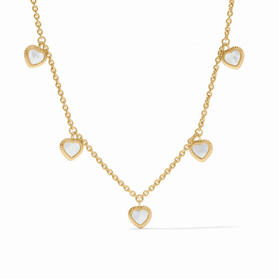 Heart Delicate Charm Necklace - Gold