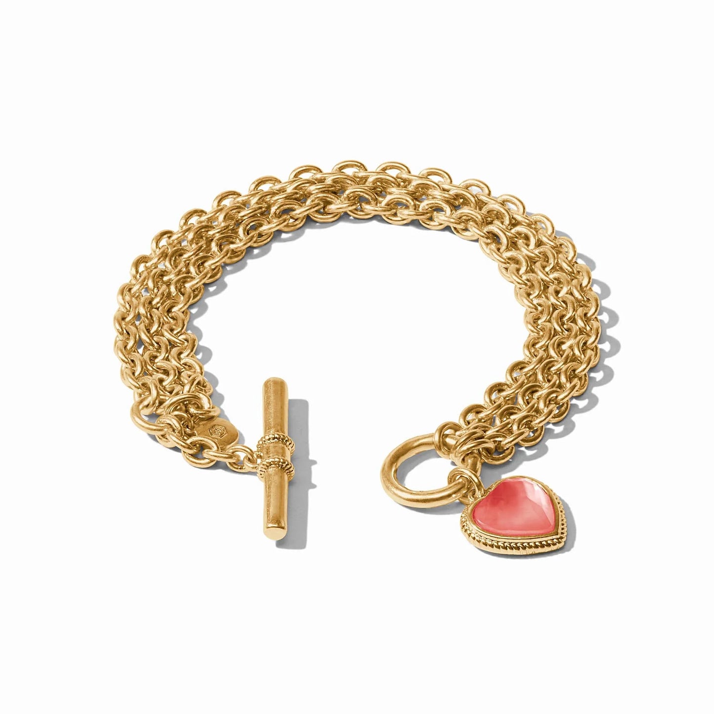 Heart Link Bracelet - Gold