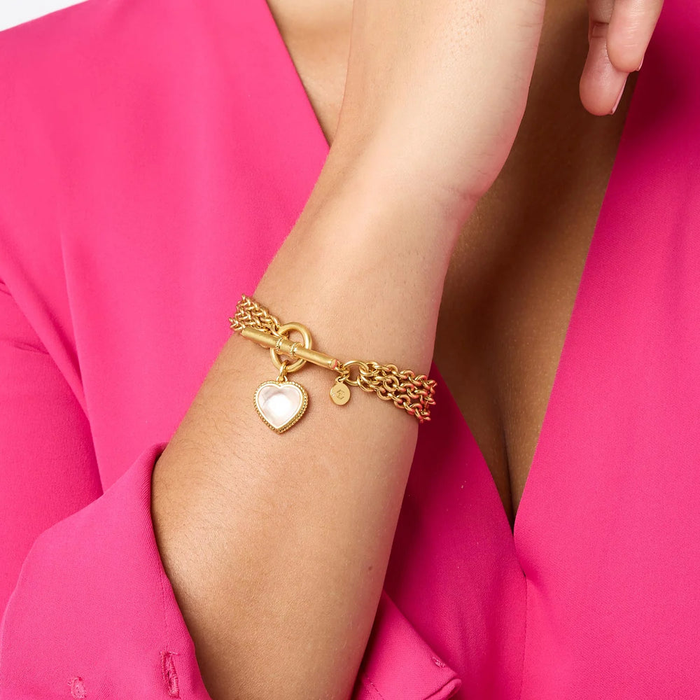 
                      
                        Heart Link Bracelet - Gold
                      
                    