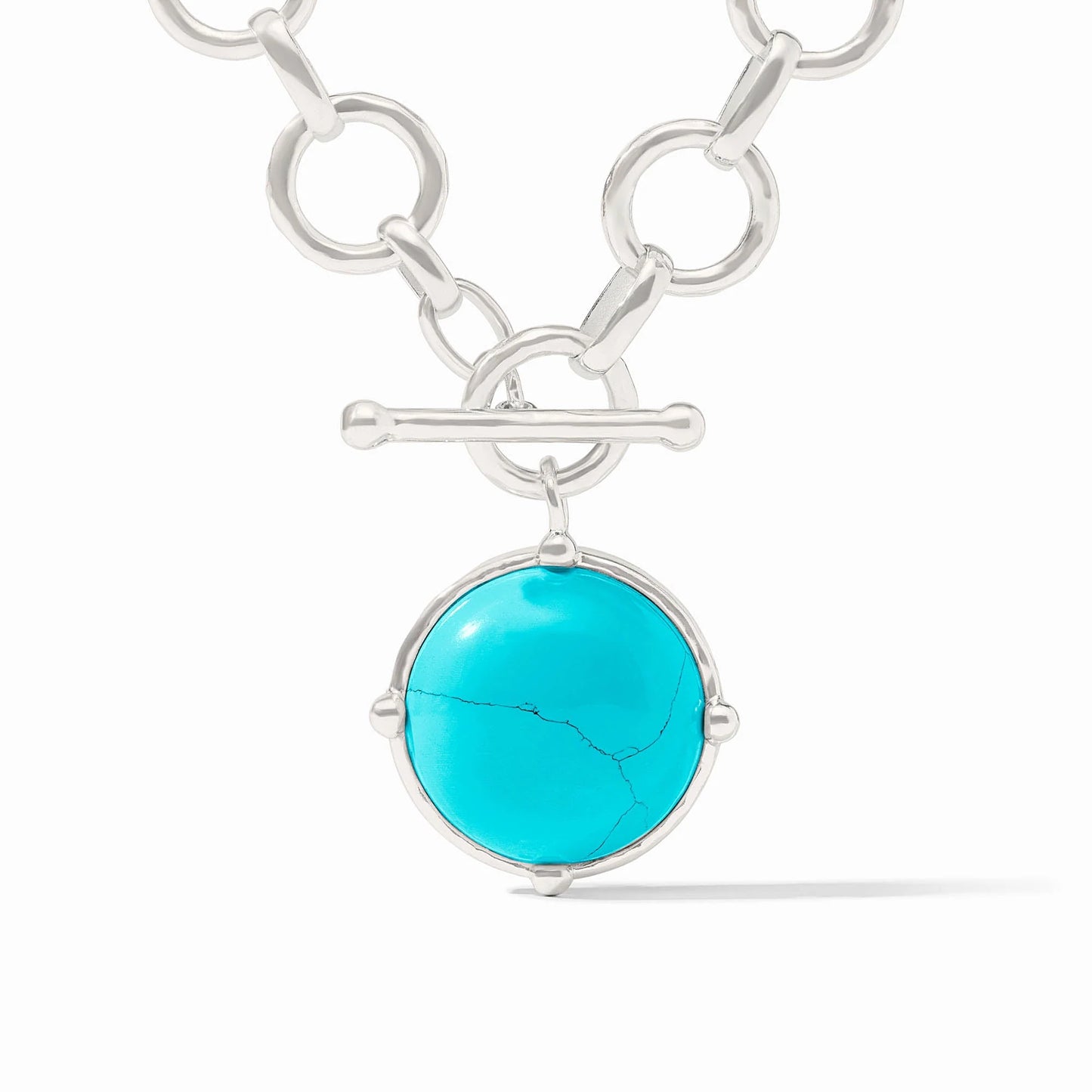 Honeybee Statement Necklace - Turquoise Blue