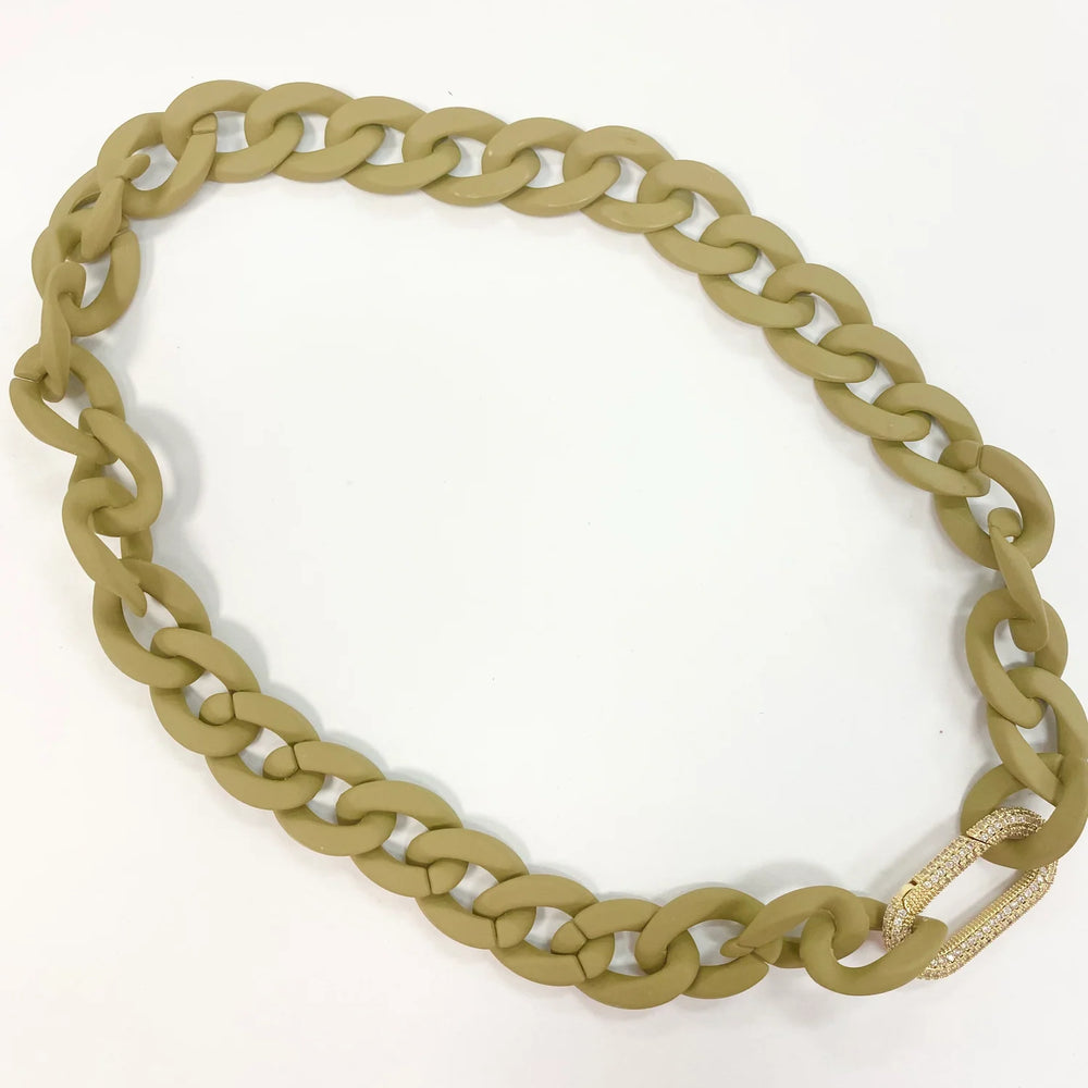 Cabana Necklace Tan- Coastal Grit