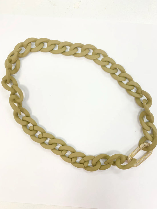 Cabana Necklace Tan- Coastal Grit