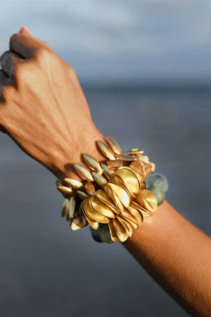 Coastal Grit Teardrop Bracelet