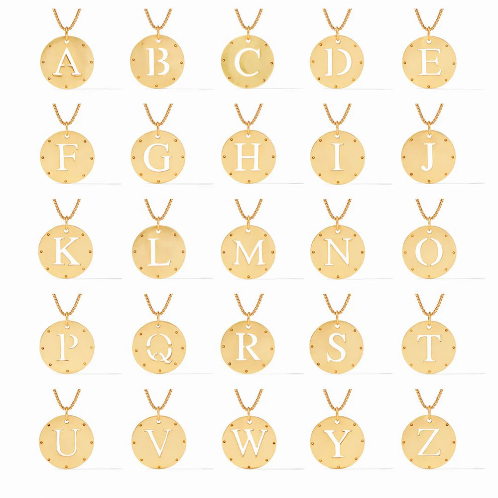 Julie Vos Monogram Pendant Necklace