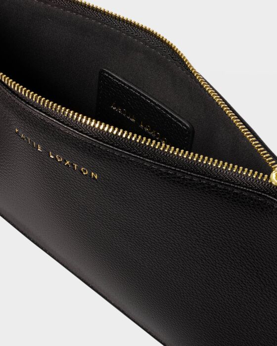 Hallie Wristlet Pouch - Black