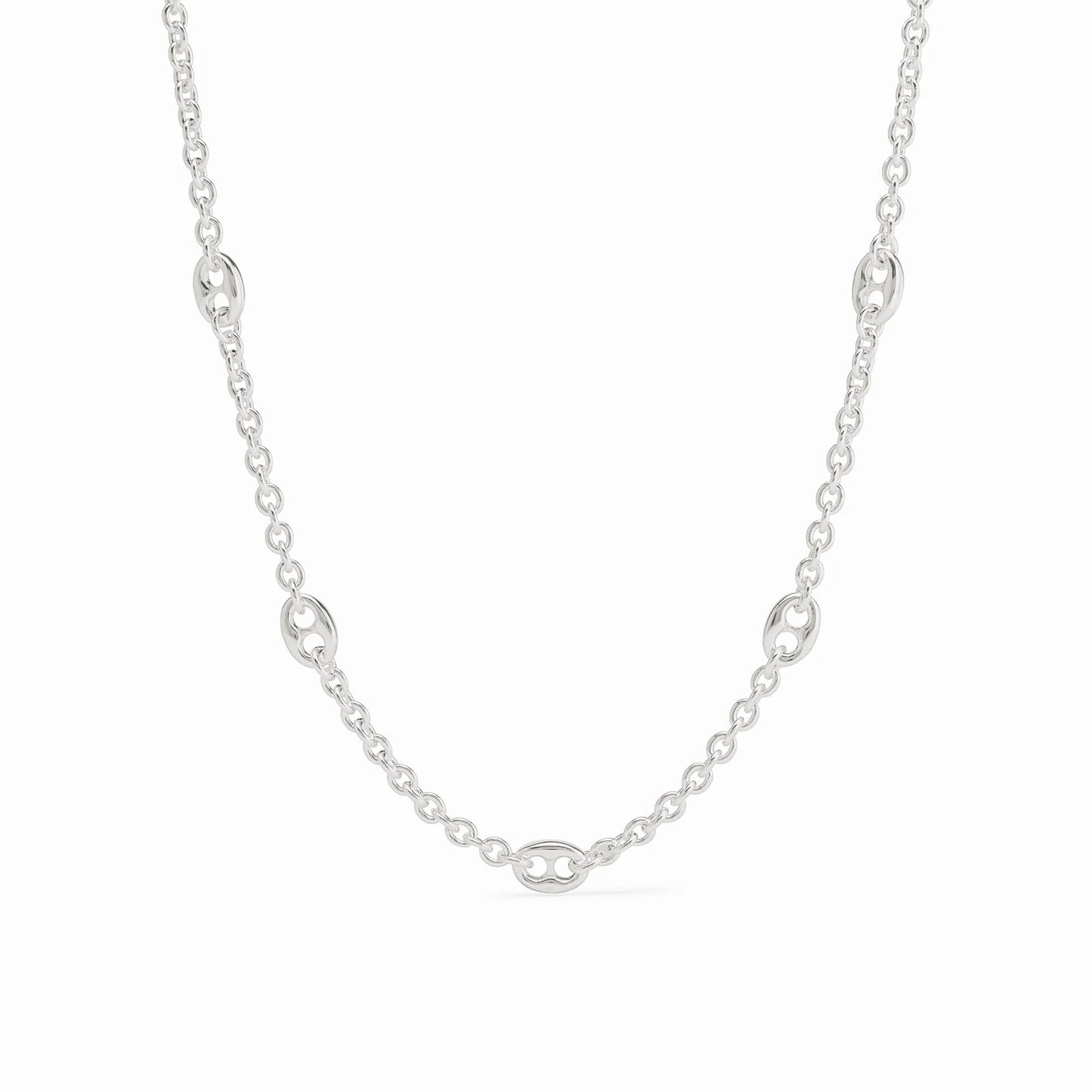 Laguna Delicate Station Necklace - Silver