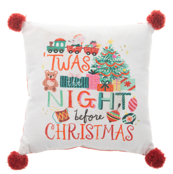 Twas The Night Before Christmas 9"X9" Mini Pillow