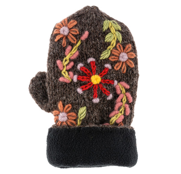 
                  
                    Floral Wool Mittens
                  
                