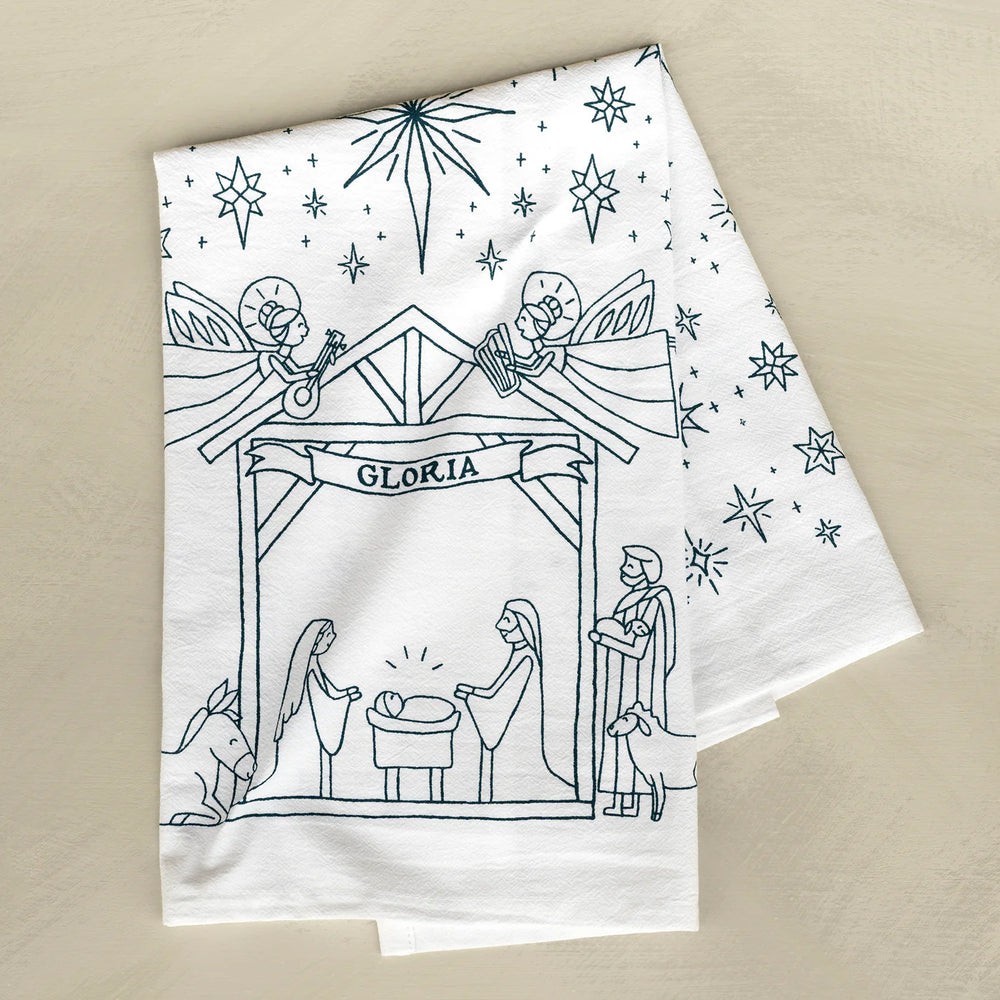 
                  
                    Nativity Christmas Tea Towel
                  
                