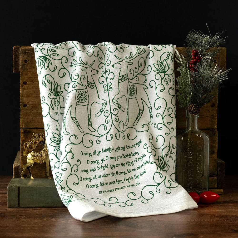
                  
                    O Come All Ye Faithful Christmas Tea Towel
                  
                