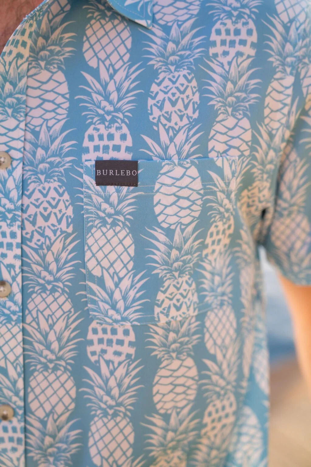 Performance Button Up - Pineapple