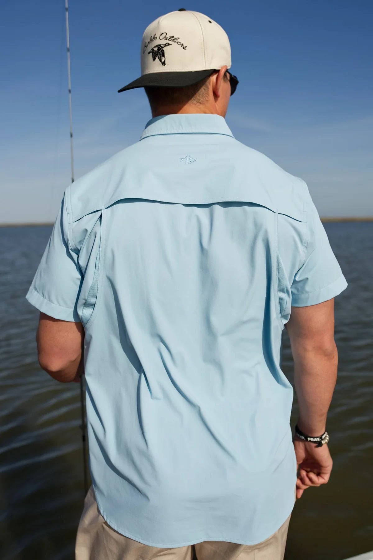 Performance Fishing Button Down - Dusty Blue