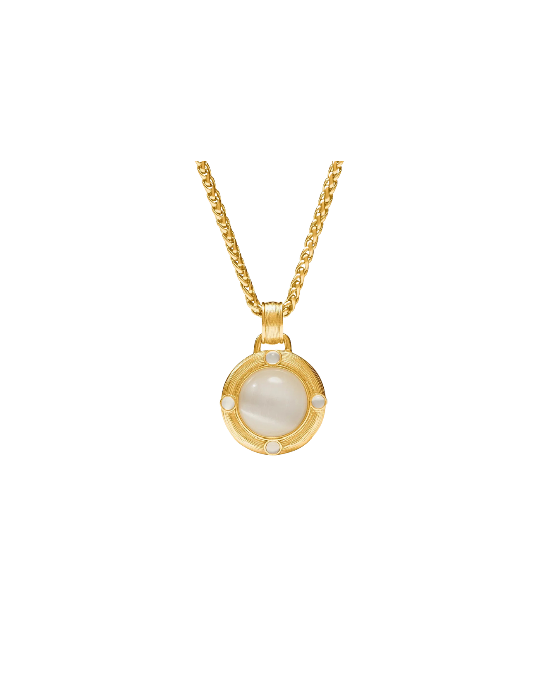 Cobblestone Demi Necklace - Ivory Cat's Eye