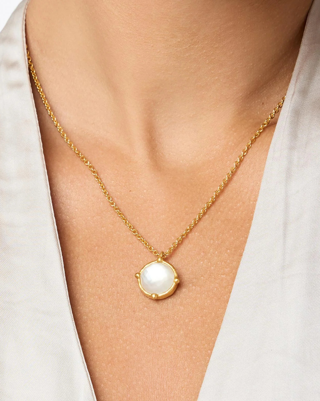 Honeybee Solitaire Necklace - Cubic Zirconia