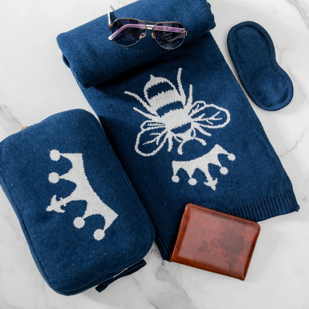 Queen Bee Navy & Vanilla Travel Set