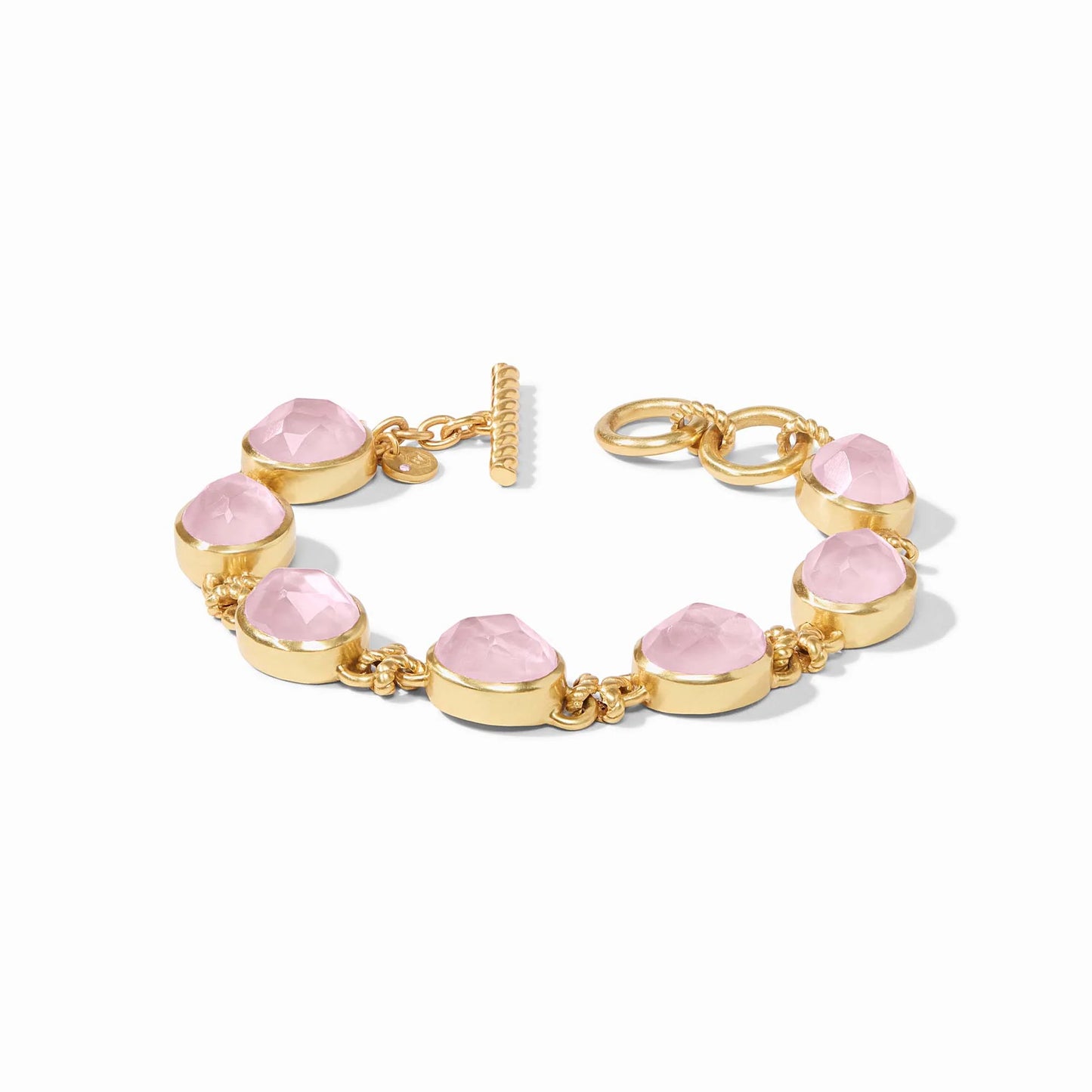 Nassau Demi Stone Bracelet - Gold