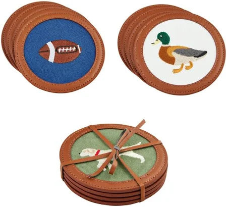 
                  
                    Leather Coaster Set
                  
                