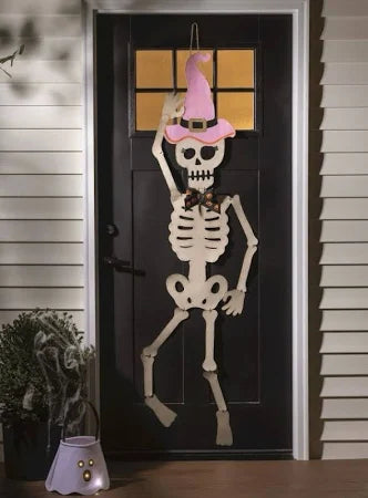 Skeleton Door Hanger - Girl