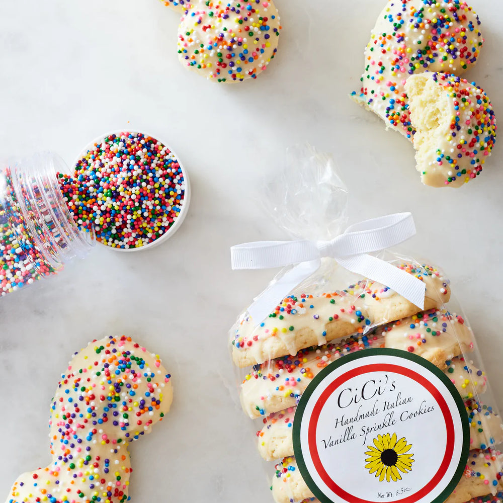 CiCi's Italian Fall Vanilla Sprinkle Cookies
