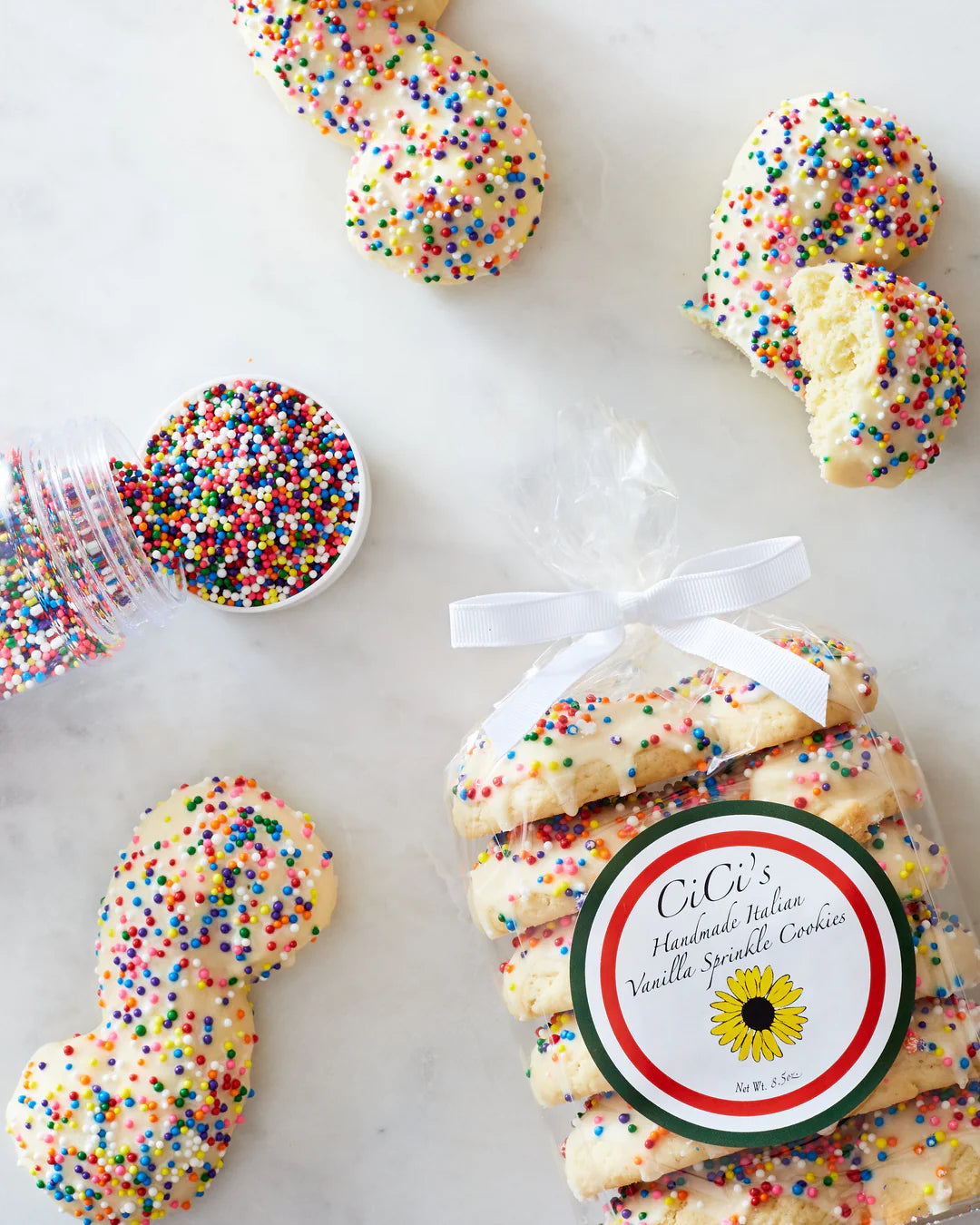 CiCi's Italian Vanilla Sprinkle Cookies