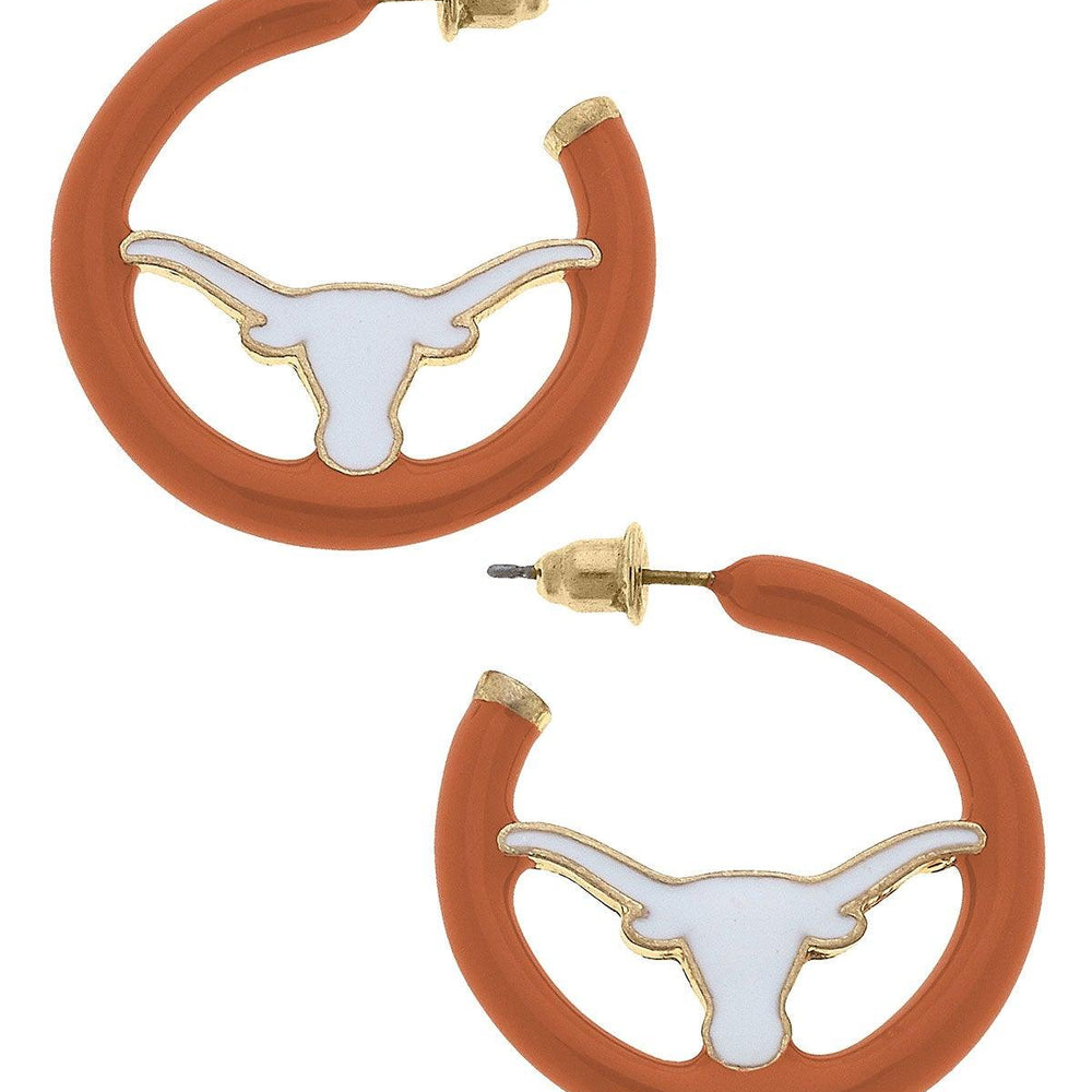 
                  
                    Game Day Enamel Logo Earrings
                  
                