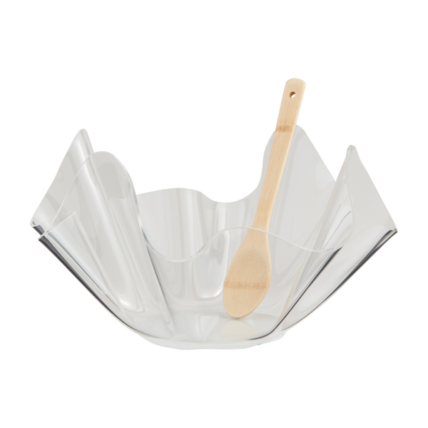 
                  
                    Acrylic Ruffle Bowl with Wooden Spoon
                  
                