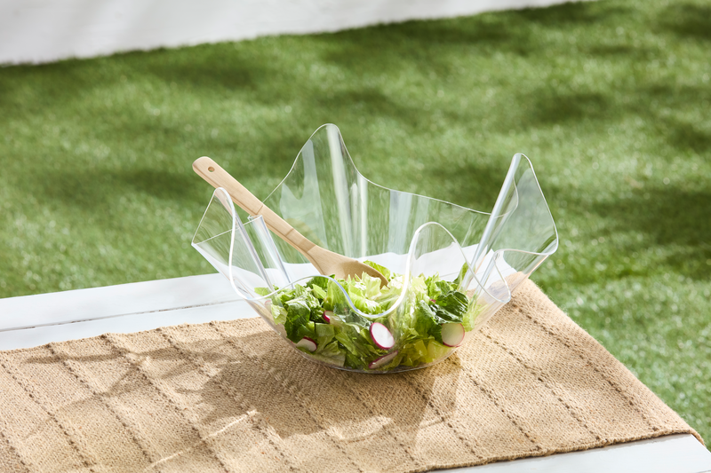 
                  
                    Acrylic Ruffle Bowl with Wooden Spoon
                  
                