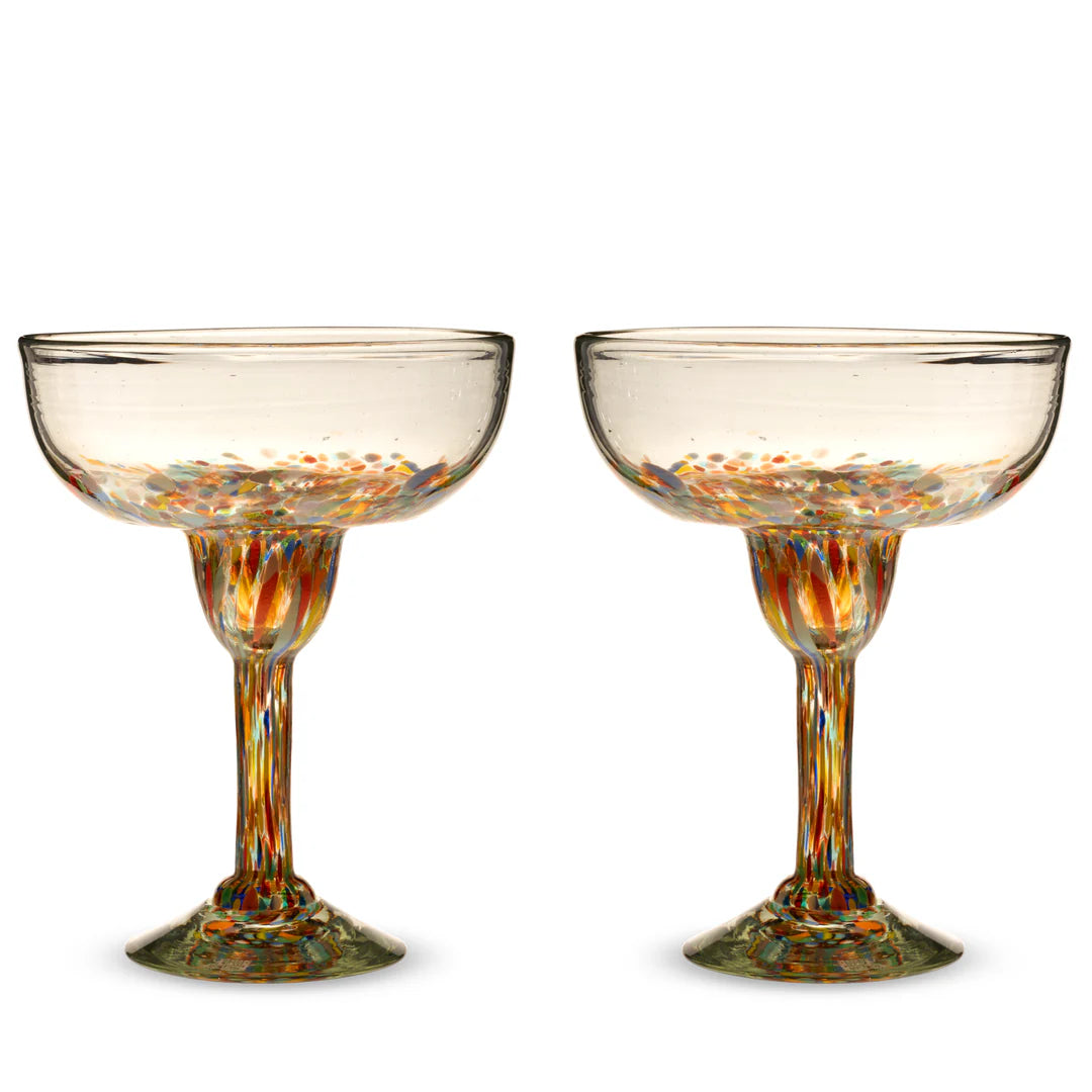 Artistico Recycled Margarita Glass Set